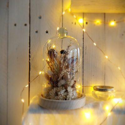 La décoration en fleurs séchées