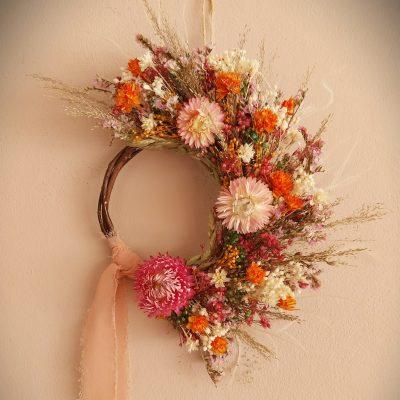 Couronne de fleurs séchées Stipe