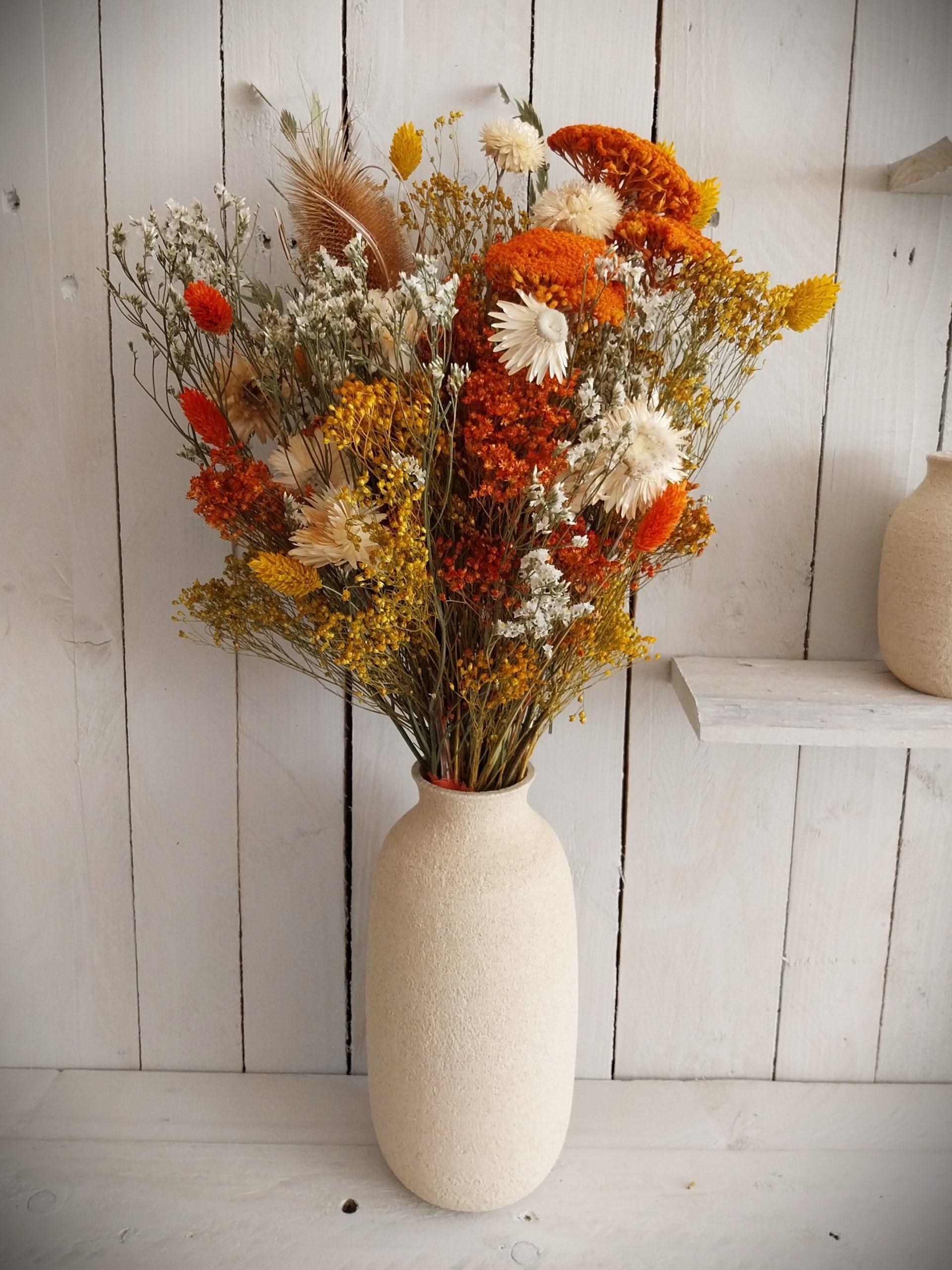 Bouquet de fleurs séchées Achillée