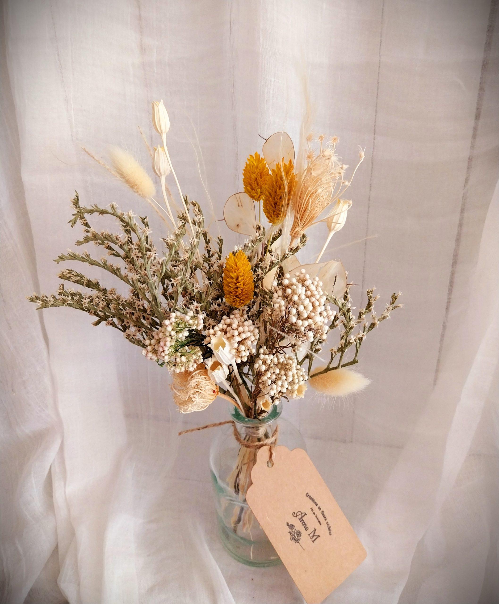 Bouquet de fleurs séchées Tatarica d'inspiration bohème