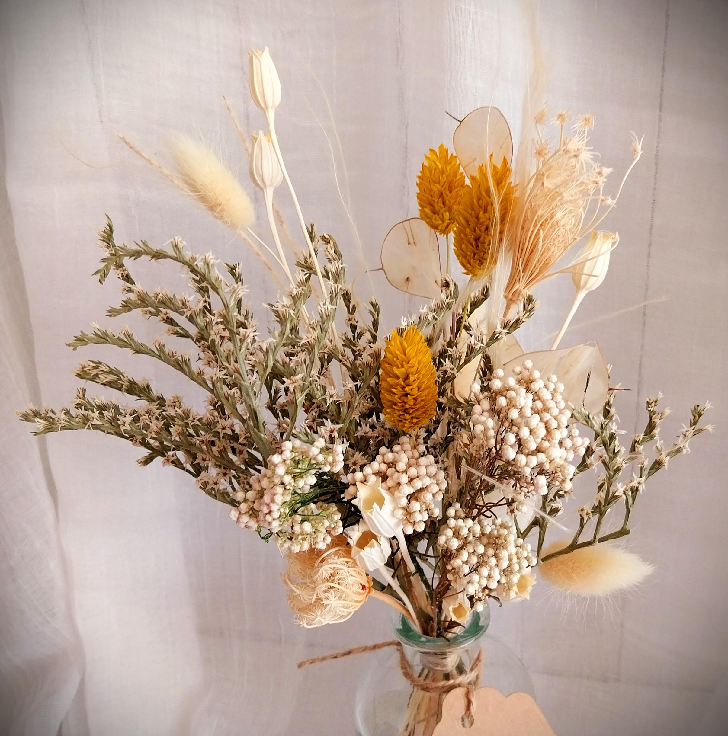 Bouquet de fleurs séchées et stabilisées Tatarica